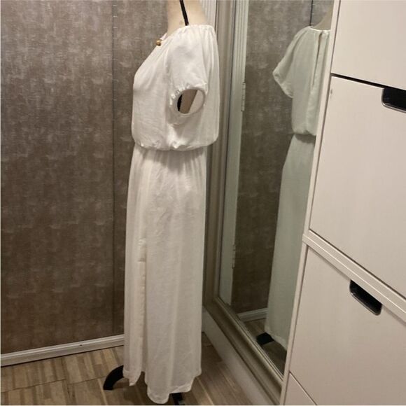 VIX Paula Hermanny Elegant White Maxi Dress, US2 - Picture 5 of 9